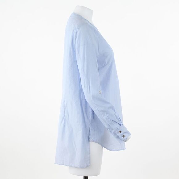 Tommy Hilfigier Blue Stripe T shirt with roll up sleeve - Picture 5 of 5